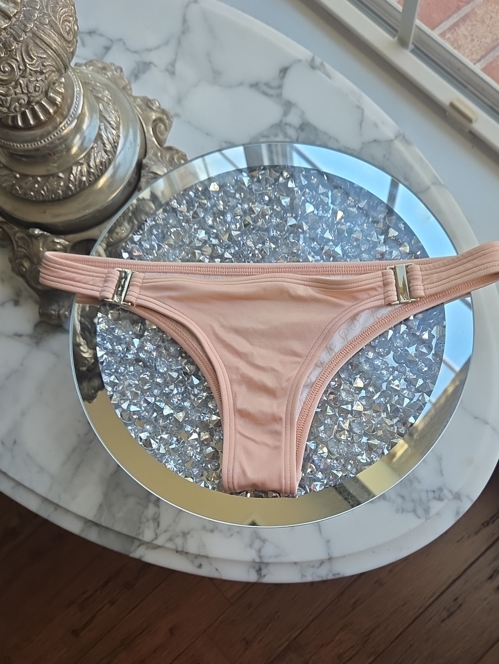 Victoria's Secret Pink Peach Bikini Bottoms Itsy